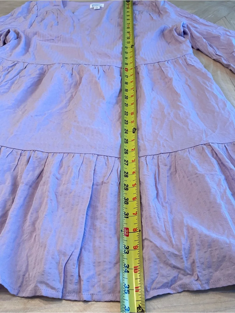 Market & Spruce Lavender Tiered Cotton Dress
